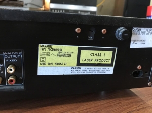 Marantz CD 60 + Khiển + Sách #200054 đẹp mê hồn - hàng Ebay ĐỨC