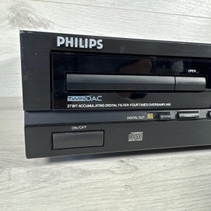 Đầu CD Philips CD630/05R cổ điển màu đen HiFi riêng biệt - VGC - Đã kiểm tra / Hoạt động