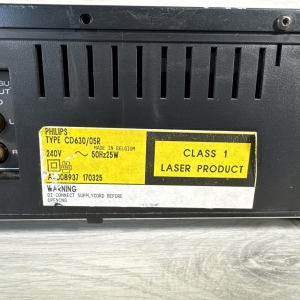 Đầu CD Philips CD630/05R cổ điển màu đen HiFi riêng biệt - VGC - Đã kiểm tra / Hoạt động